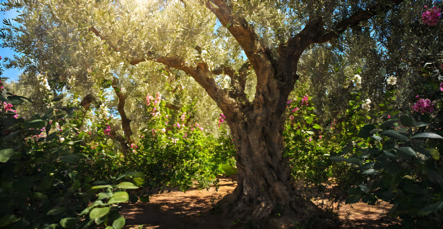 Olive Tree In The Garden Of Gethsemane 