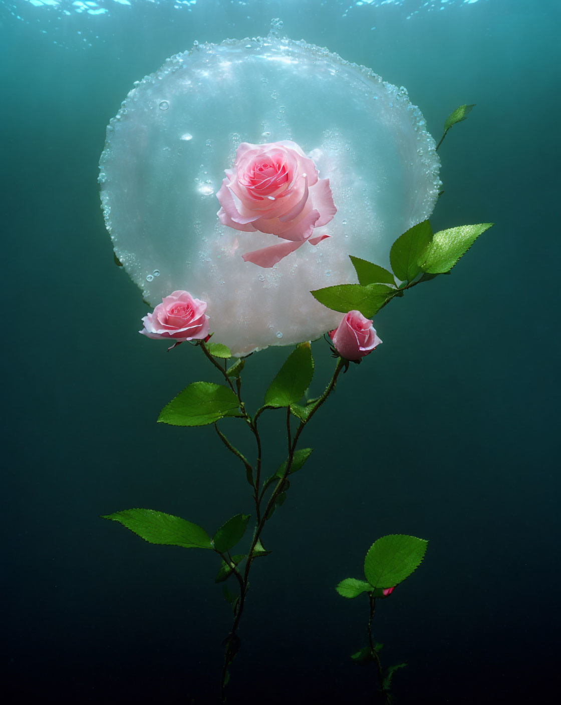 Underwater Jelly Rose