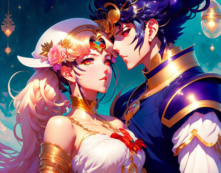 Sailor moon with her bf