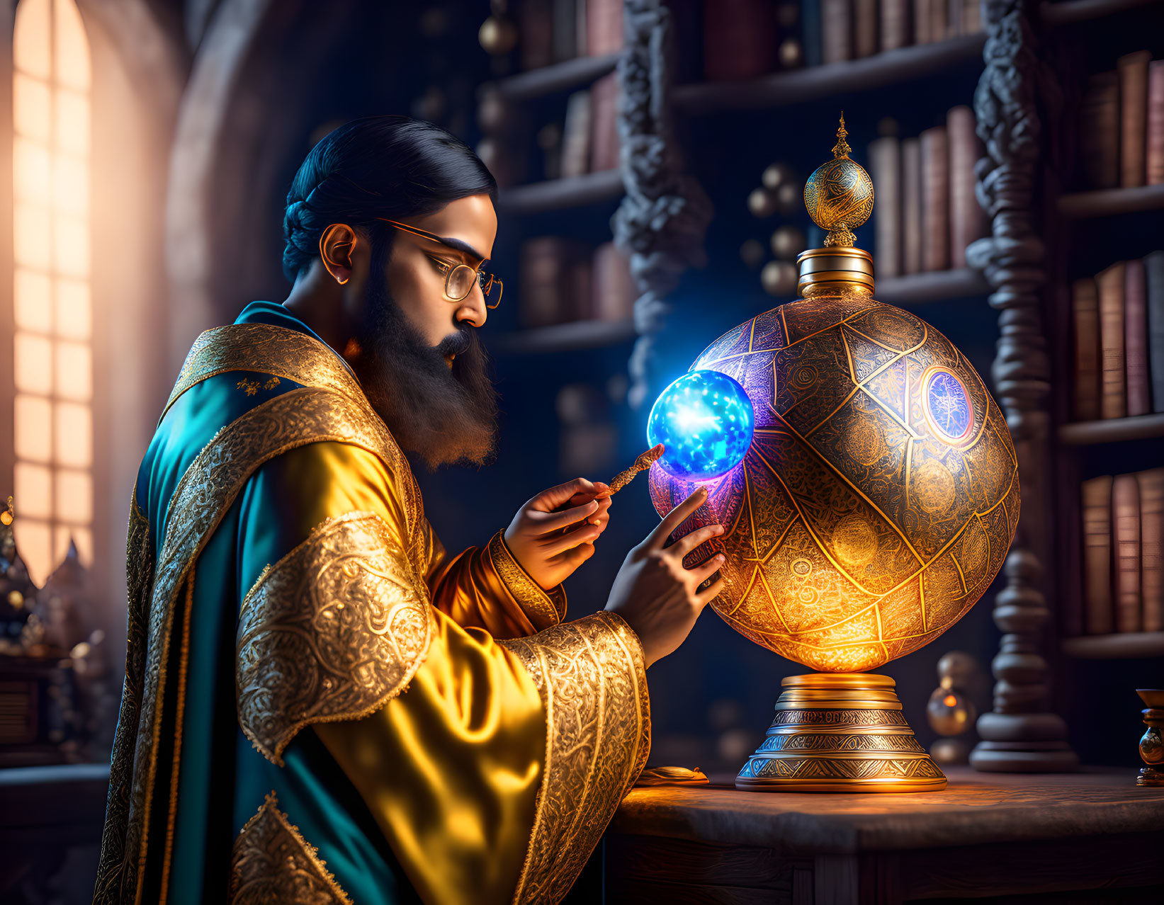 The alchemist-wizard