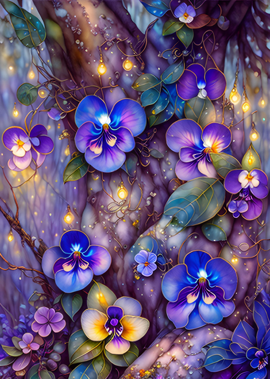 Enchanted forest pansy