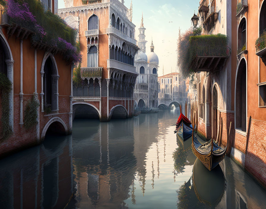 Peaceful morning in Venice 
