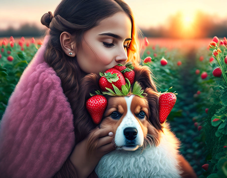 The Girl with Strawberries