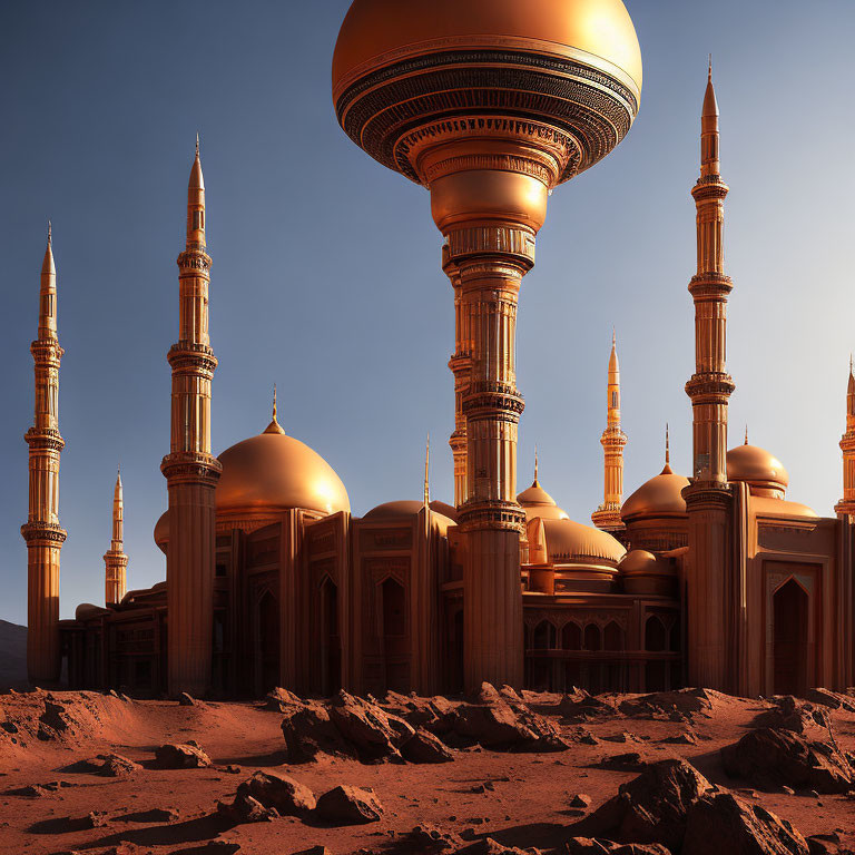 Martian Mosque Circa 3021