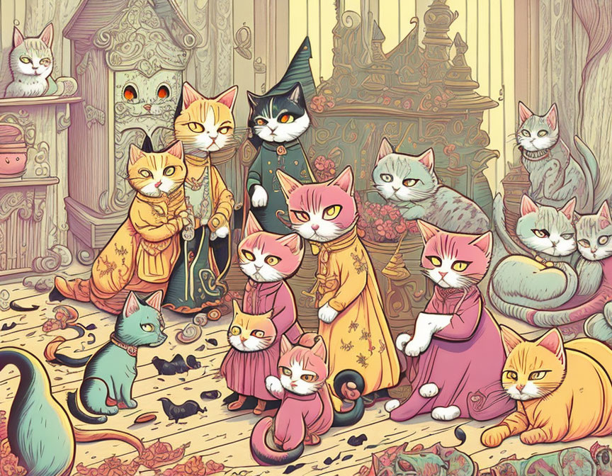 Witch cats