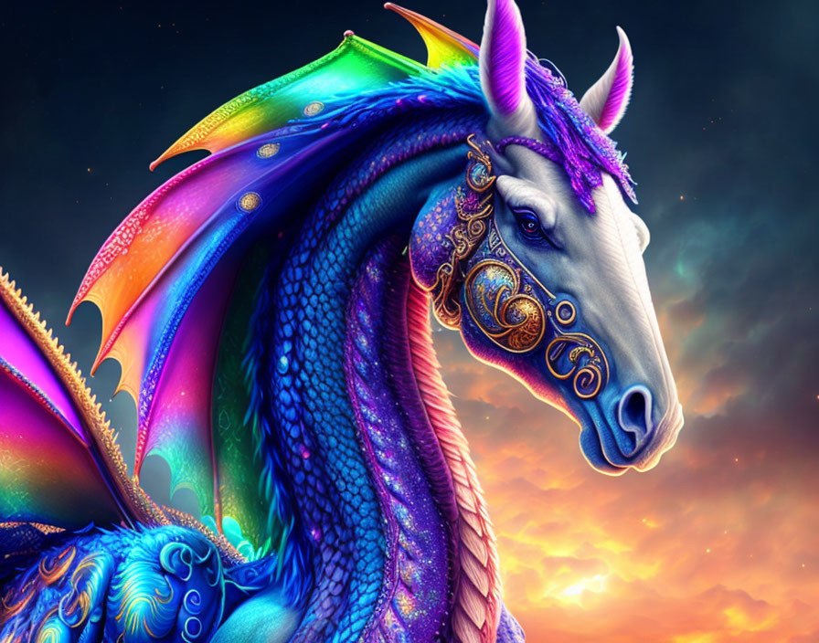 Starlight the dragon horse