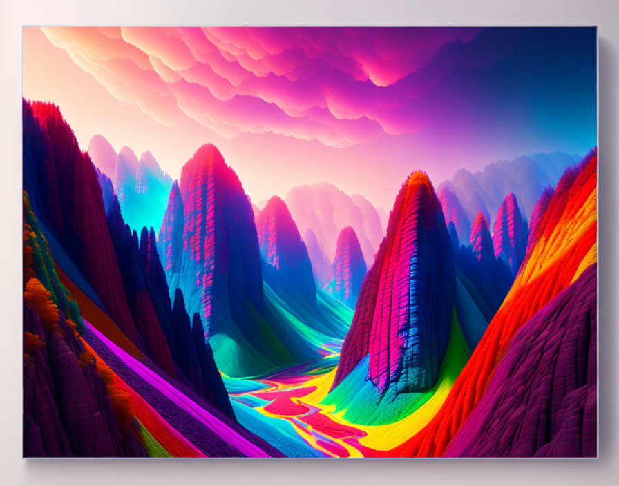 Colorfull mountains