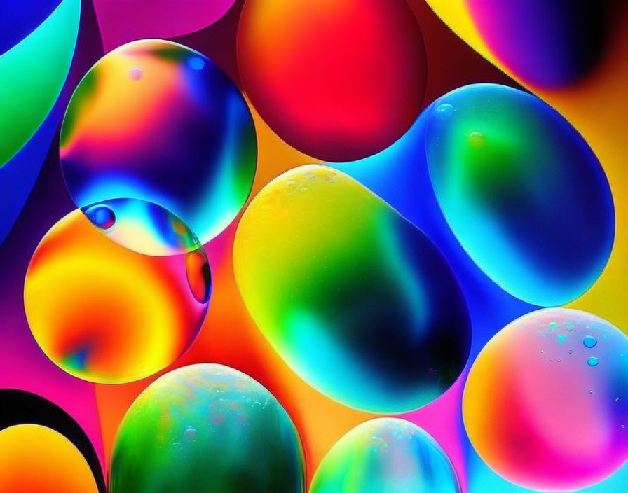  Existential plane of bubbles and colors