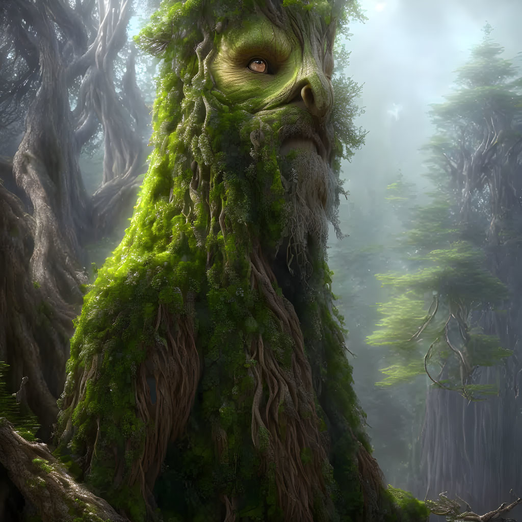 Treebeard, the Eldest of the Ents