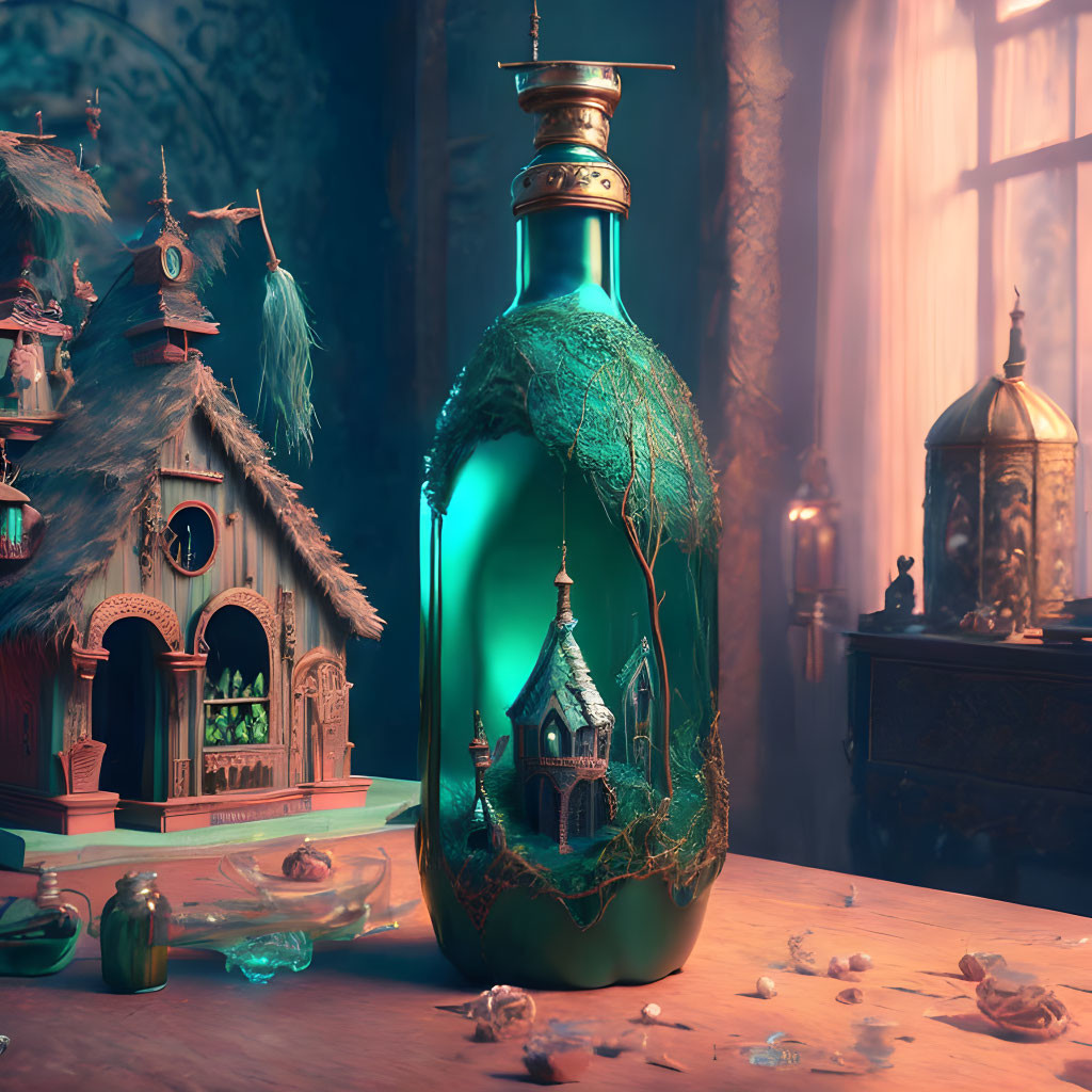 A witch lives inside this cursed bottle III