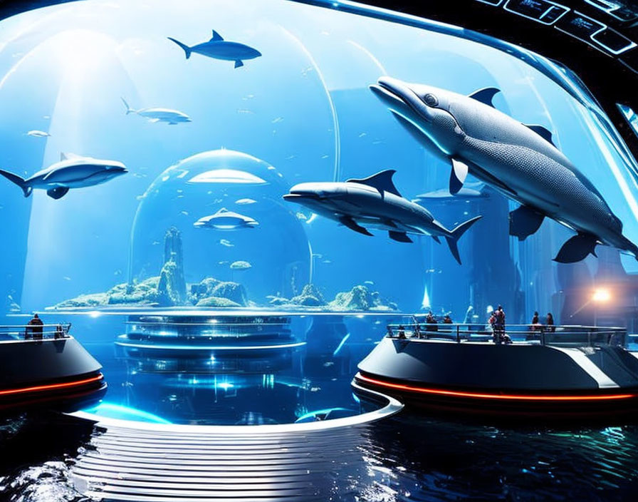 Dome of an Extraterrestrial City at the Bottom of the Sea.