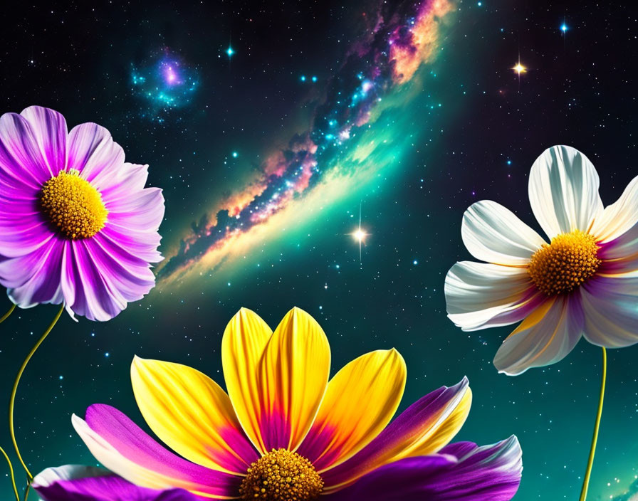 Cosmos Flowers