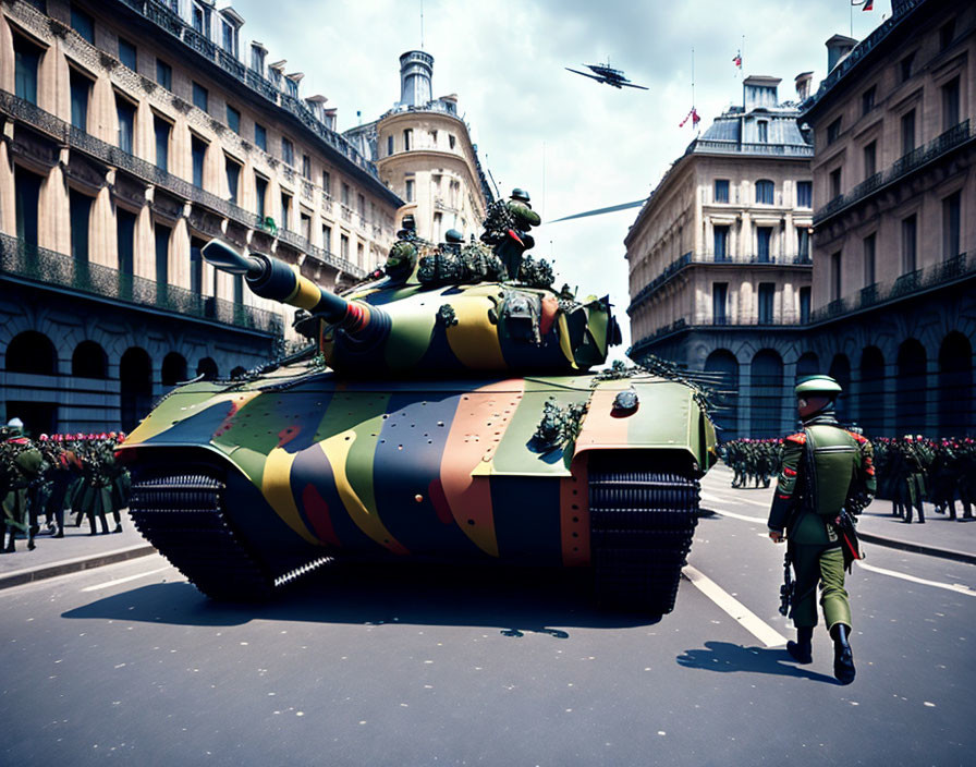 tanks are storming the bastille,