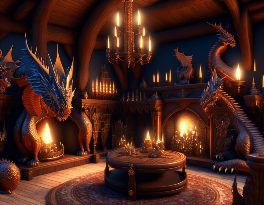 Dragon Castle Fireplaces
