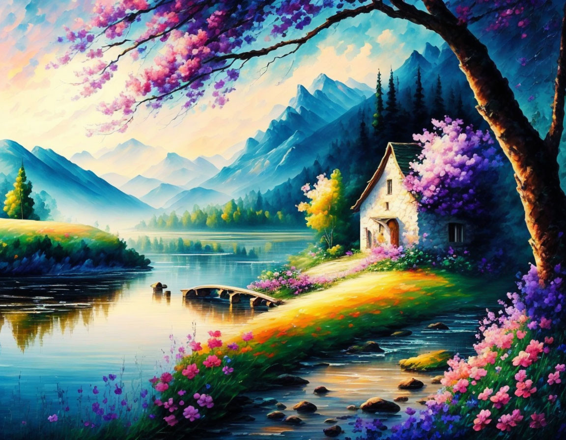 Watercolor Cottage