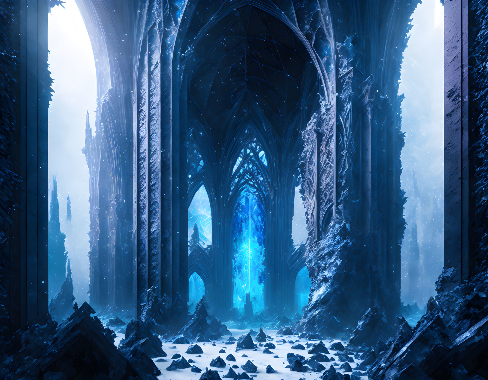 Fallen cathedral