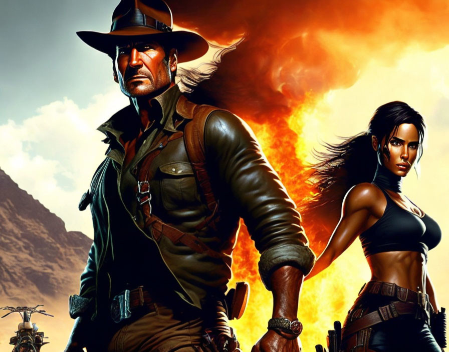 Indiana Jones and Lara Croft team-up 