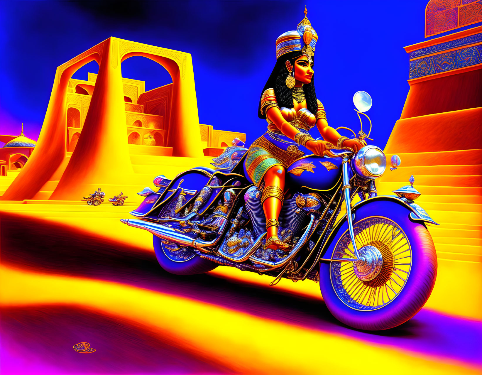 Queen Cleopatra entering Isfahan