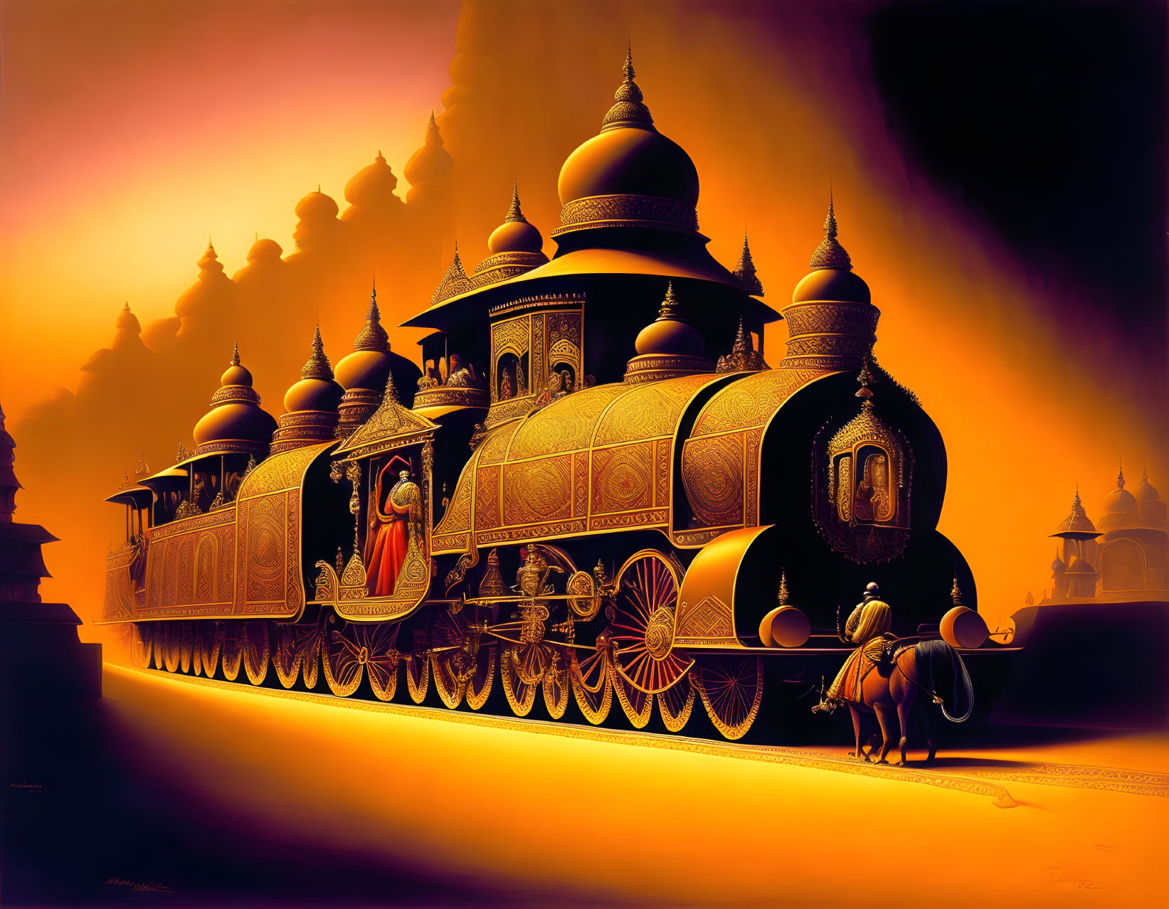 Train of the Maharaja comes to Bombay