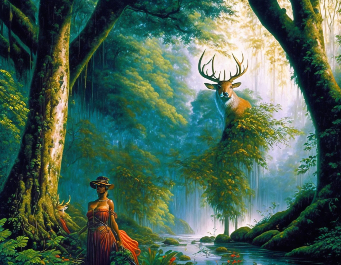 Diana and a soul of the Deer
