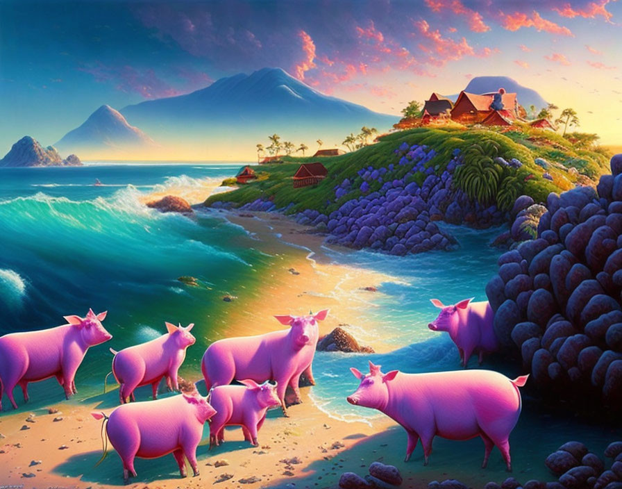 The island of pigs