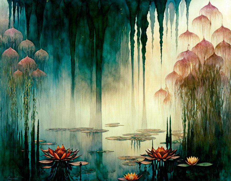 Adagio of lotus swamp
