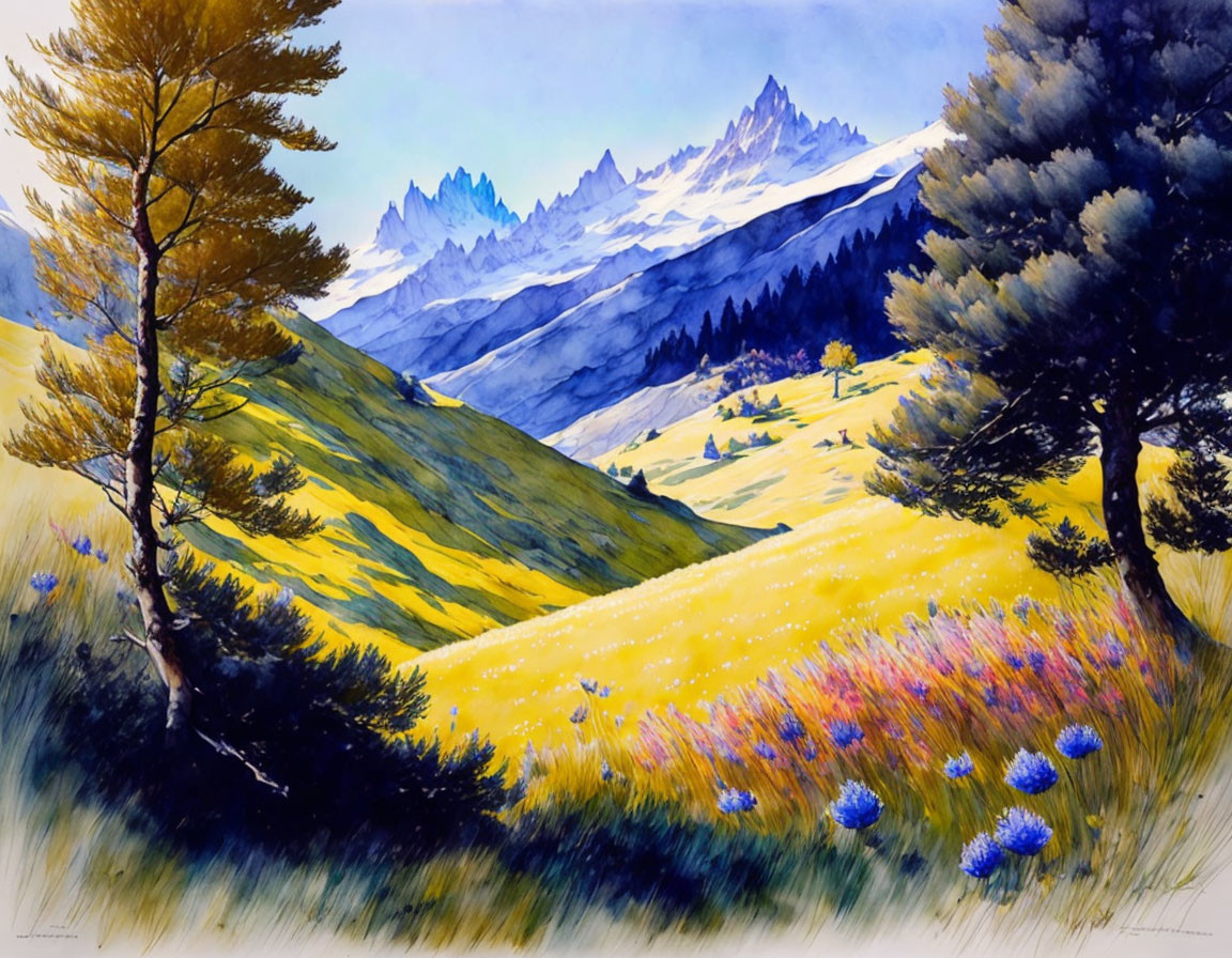 Meadow in Alps