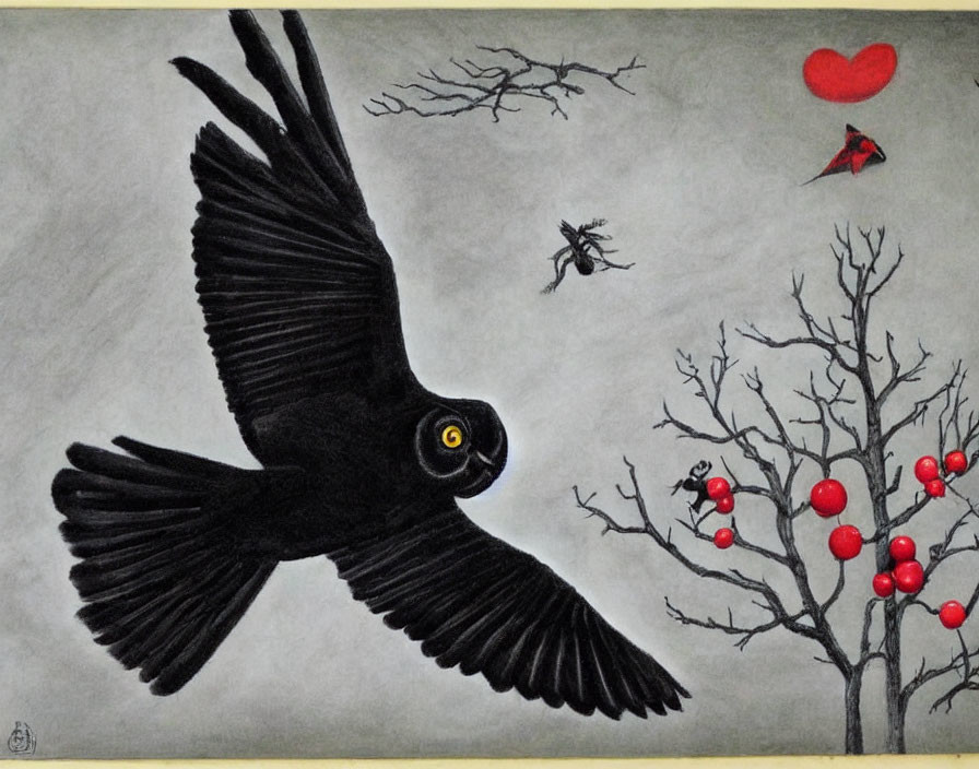 The ravens flight