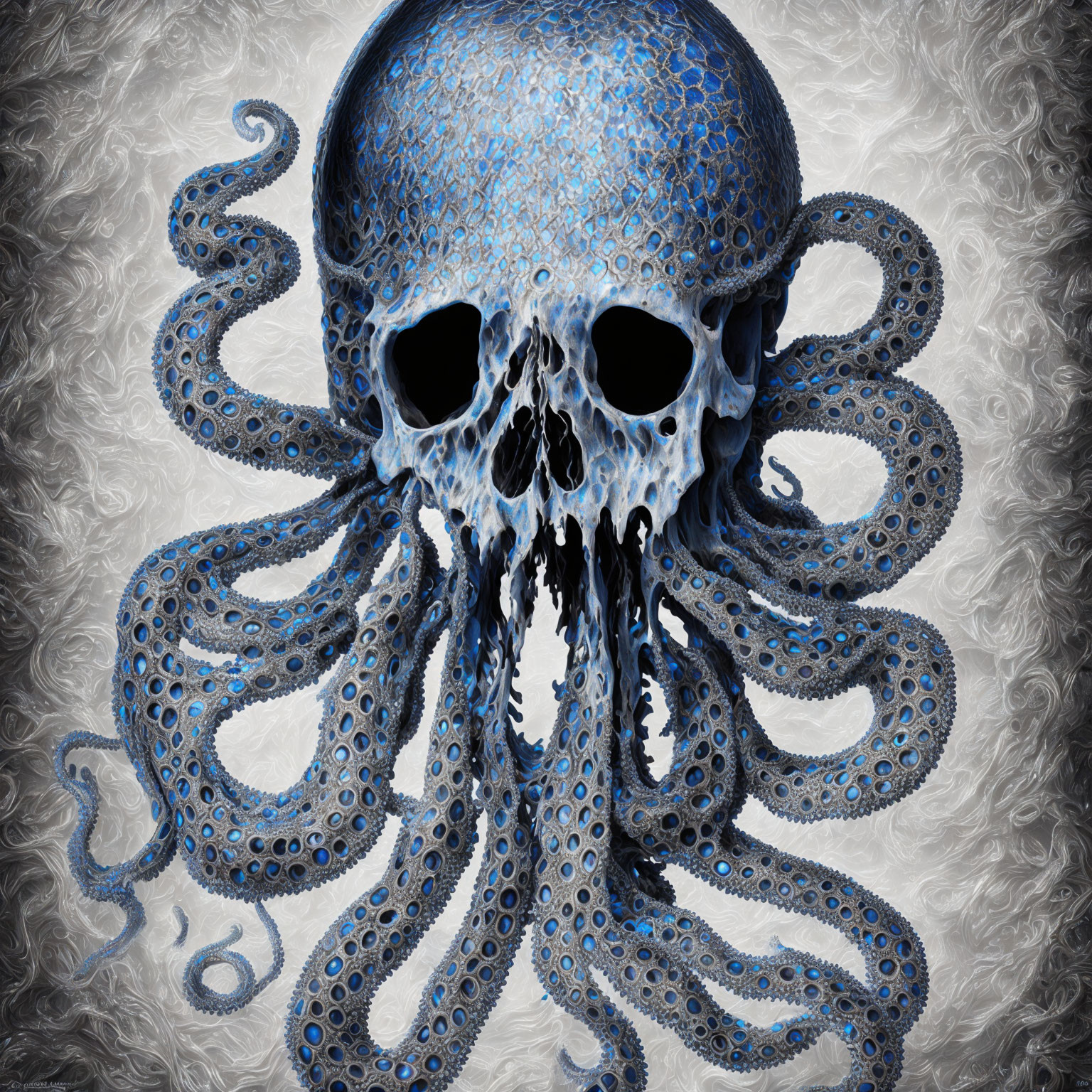 Octopus skull 