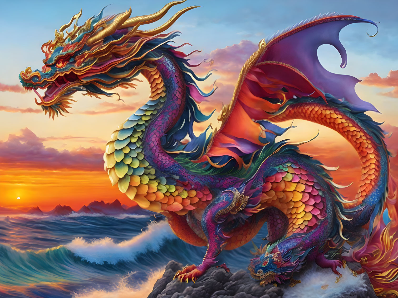 A mesmerizing Chinese Dragon