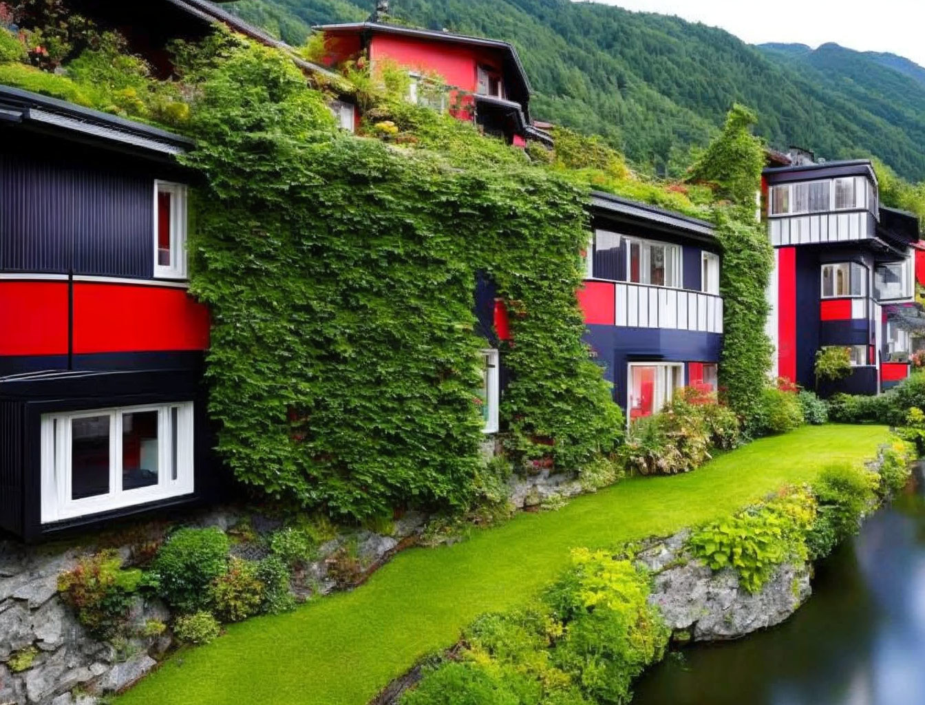 Austrian architect Hundertwasser beach house