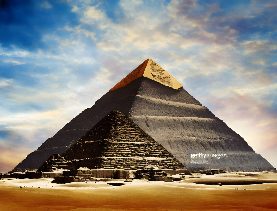 pyramid building of Giza