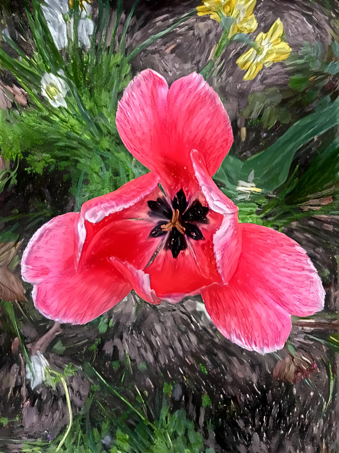 Tulip impressionistic 