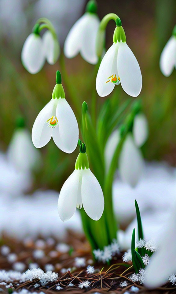 Snowdrops are also a symbol of hope and the start 