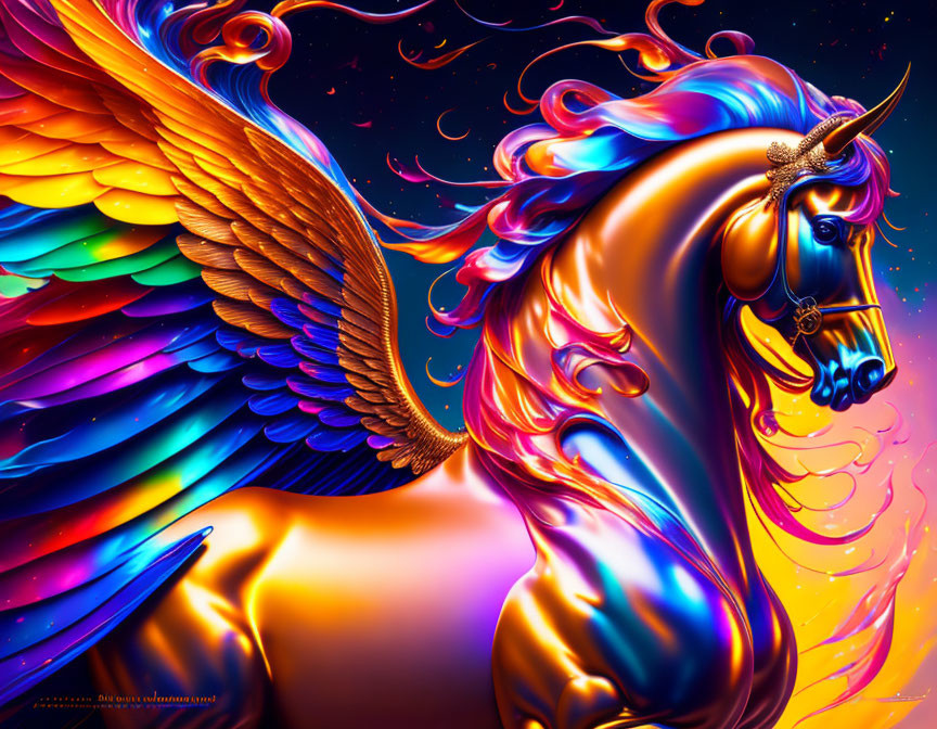 Rainbow Pegasus 