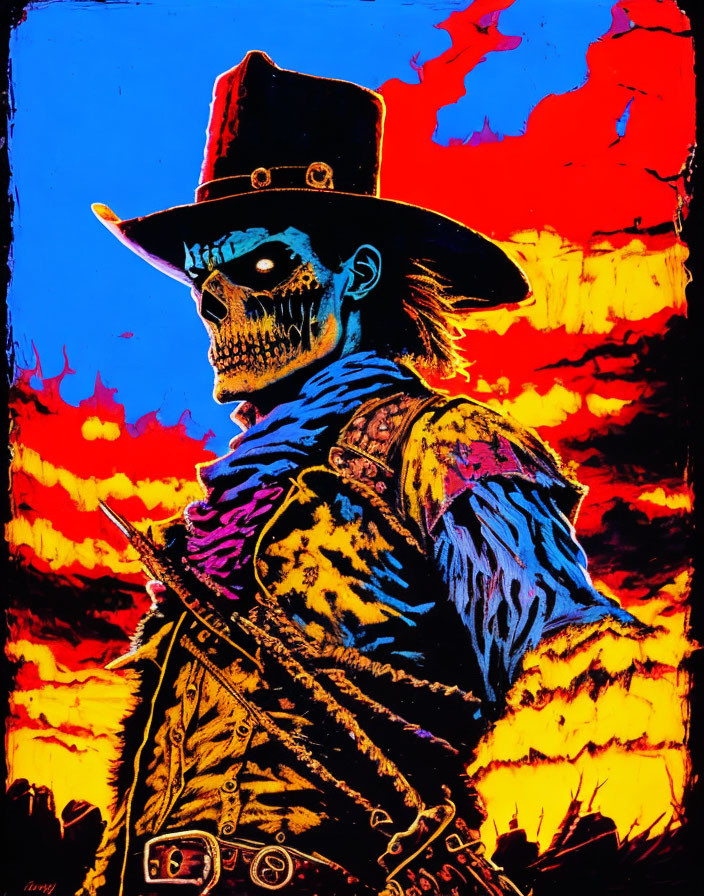 undead cowboy skeleton 