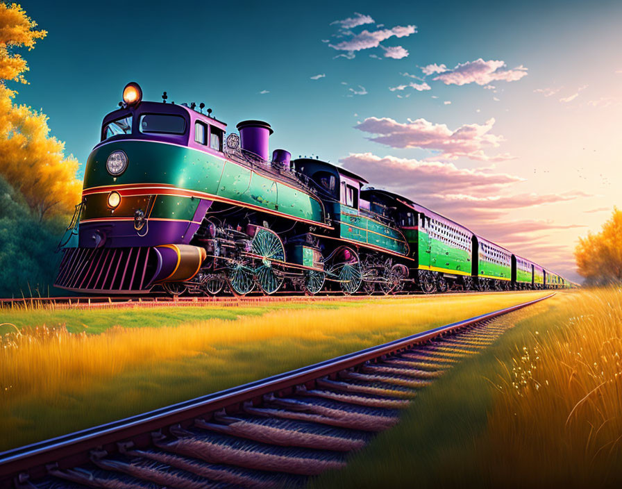 Train Across the Prairie