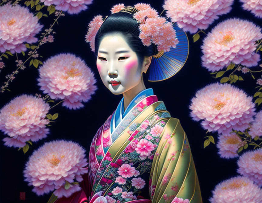 Cherry Blossom Geisha