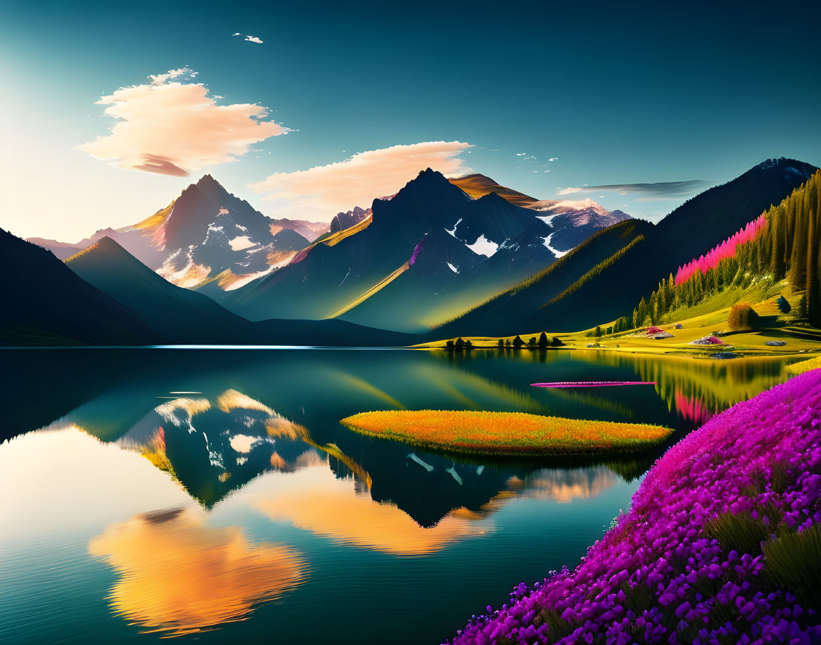 Harmony of Perfection: A Breathtaking Landscape