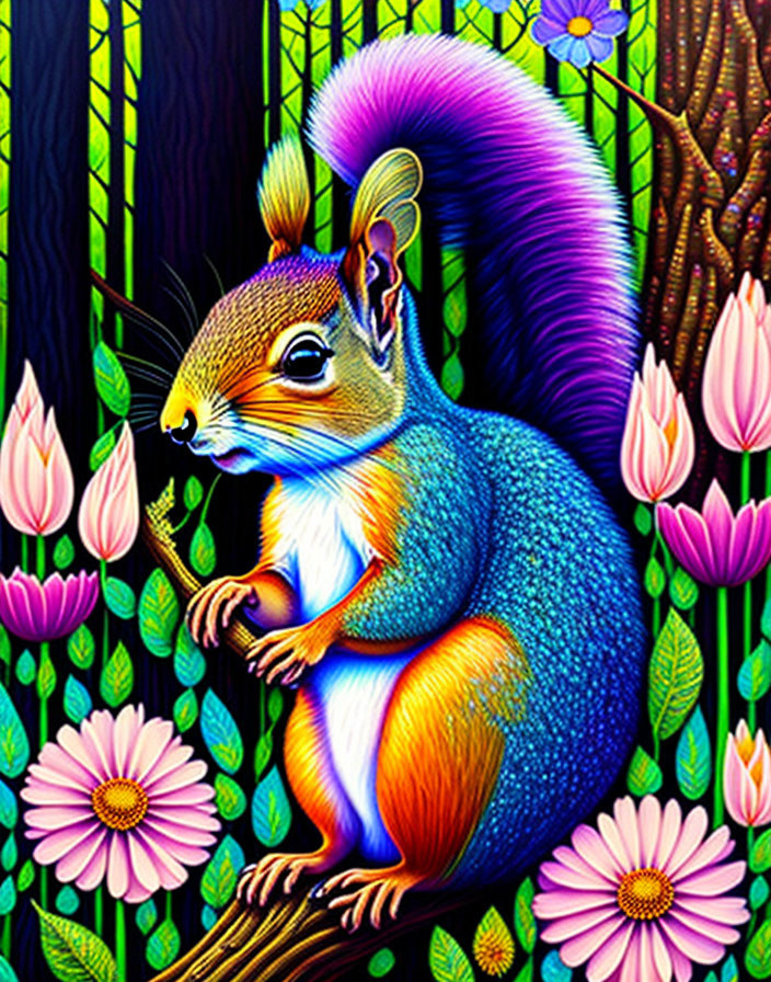 Colorful Squirrel