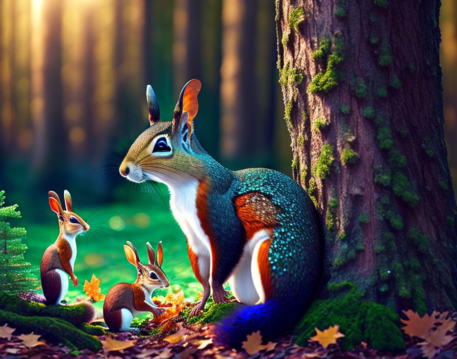 Unusual but cute forest animals