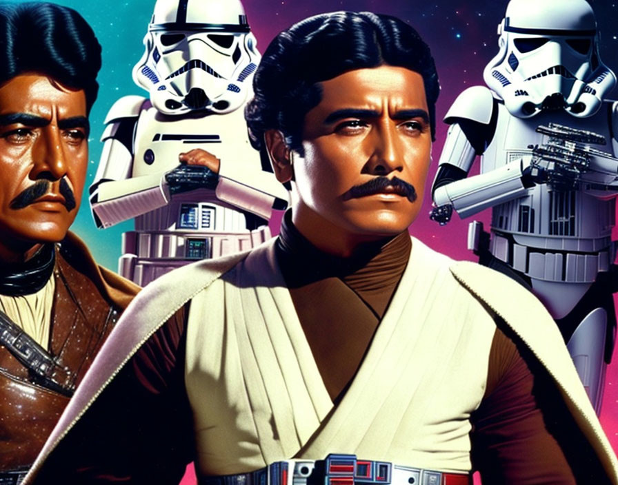 Star wars in a mexican movie from the 50's