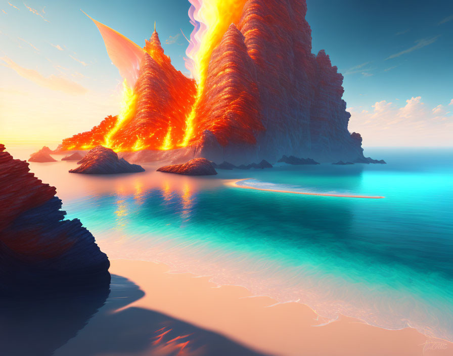 flaming archipelago