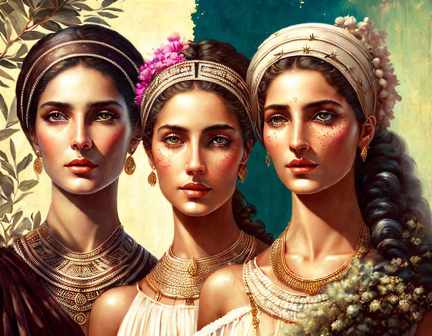 Three Greek women