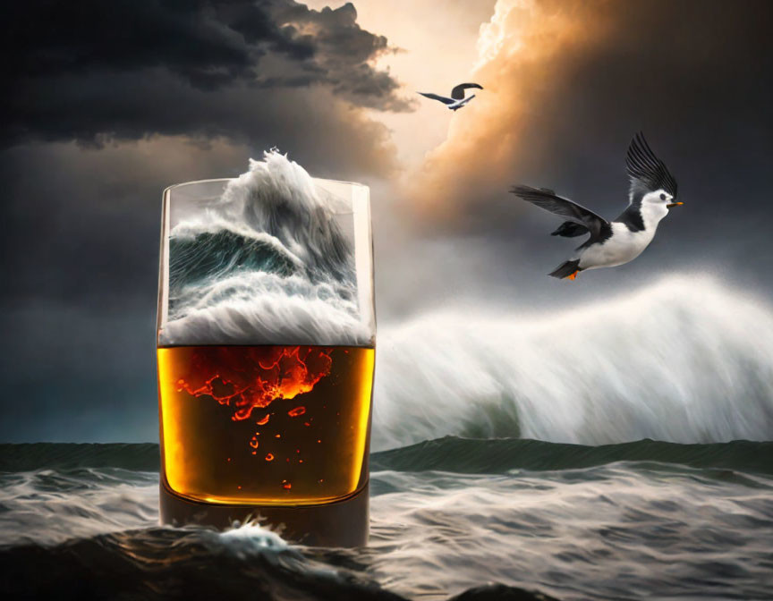 A storm in a glass
