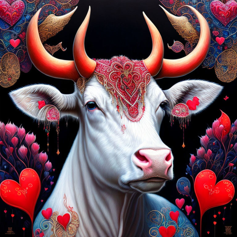 Cow in love