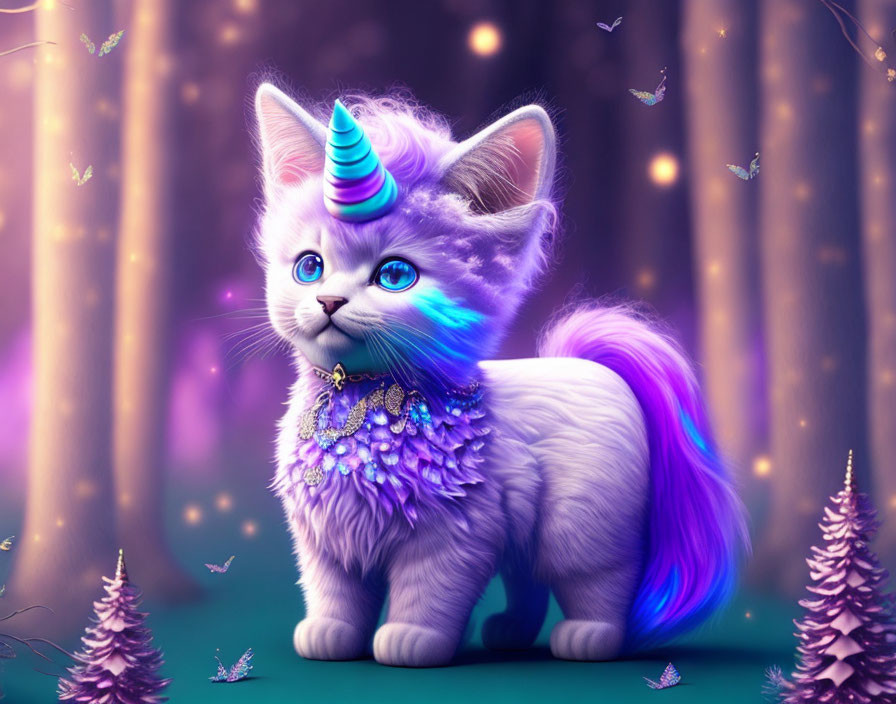 Unicorn Kitten Princess