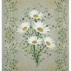 Serene Field of White Daisies with Yellow Centers