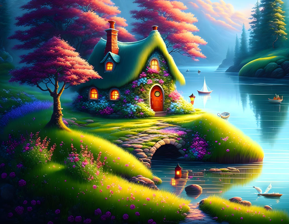 Whimsical cottage