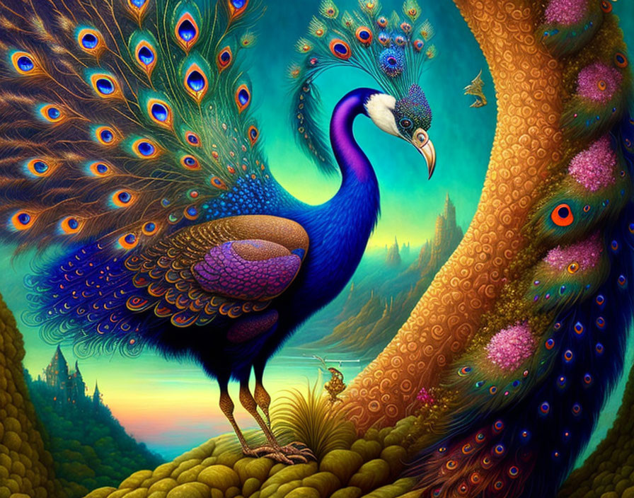Fantastic Kingdom Peacock griffin,